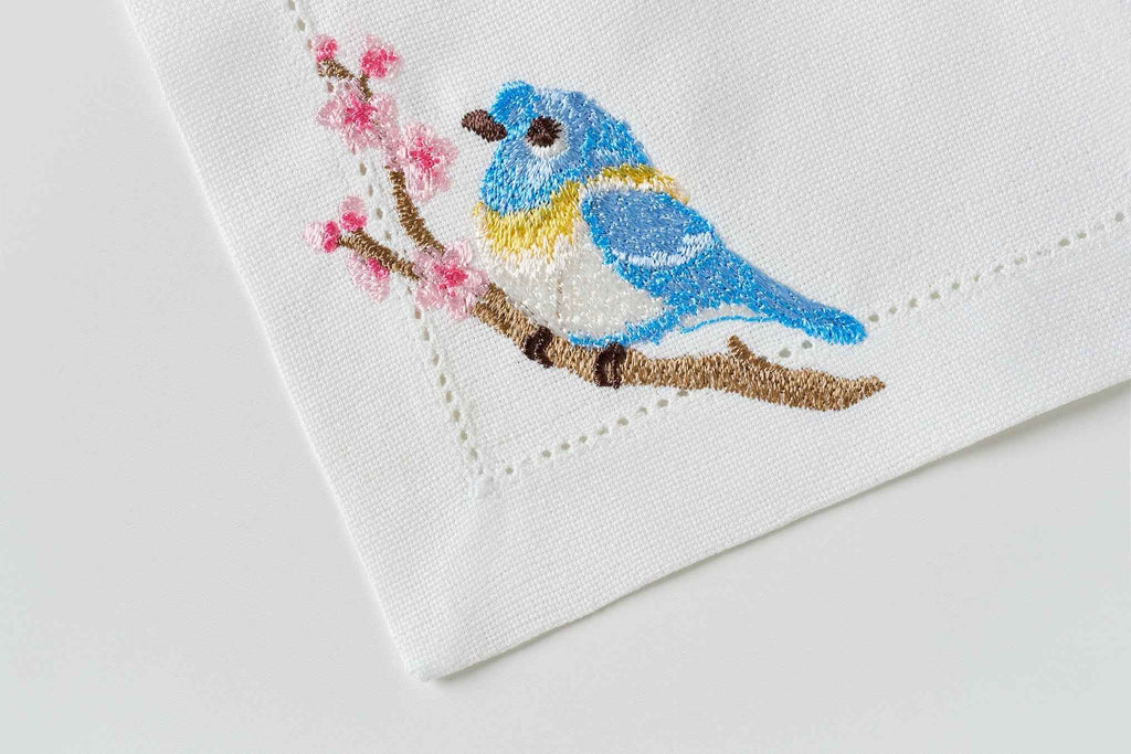 Blue Bird Cocktail Napkin