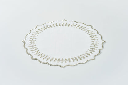 Leaf Light Round Placemat