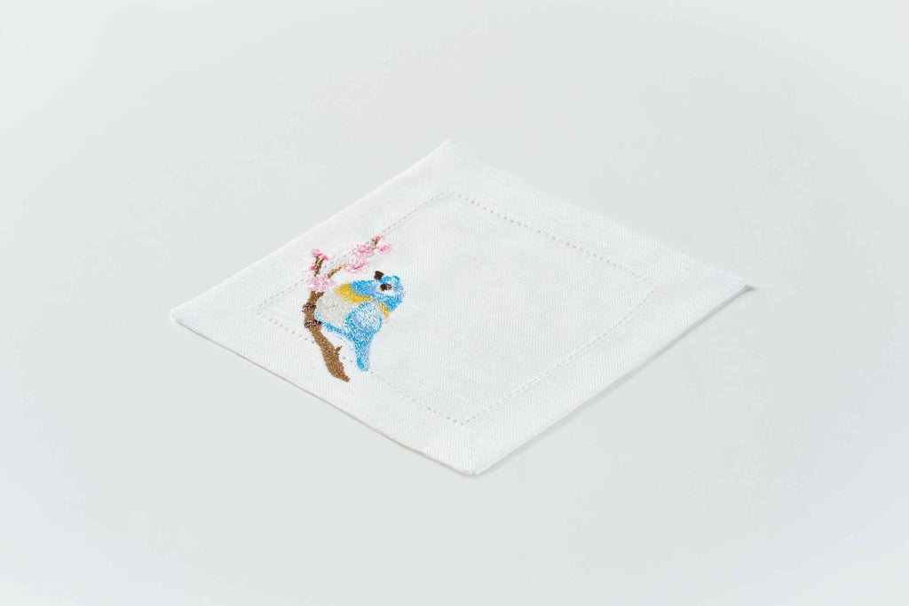 Blue Bird Cocktail Napkin