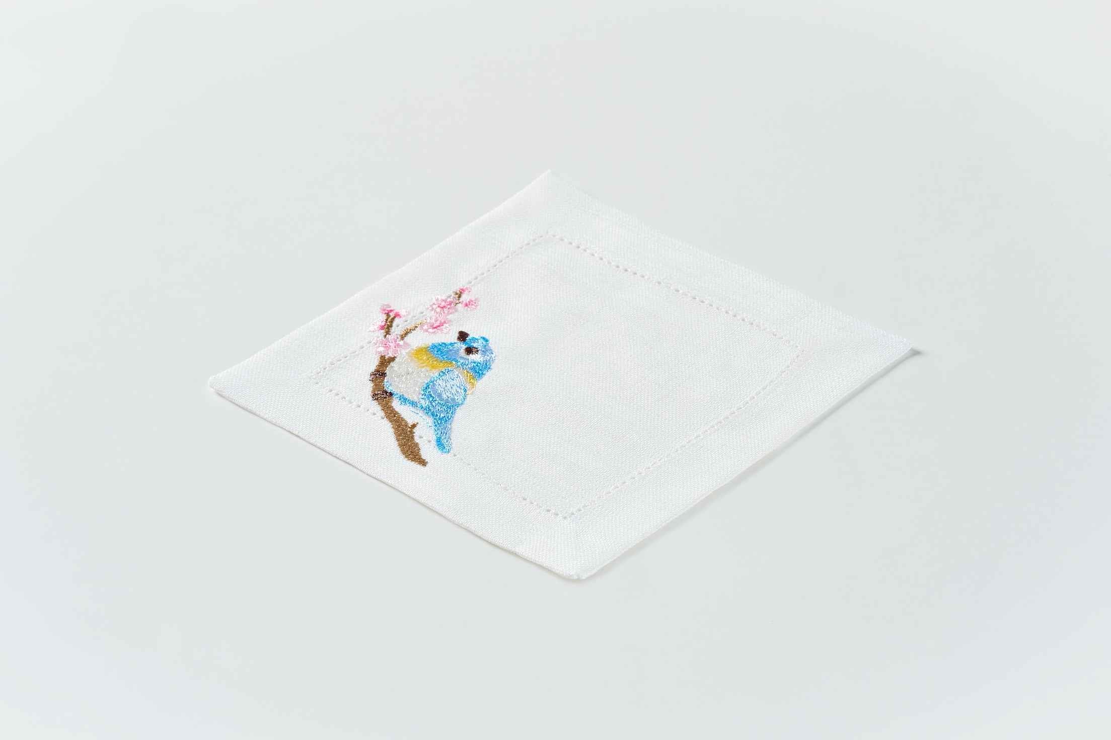 Blue Bird Cocktail Napkin