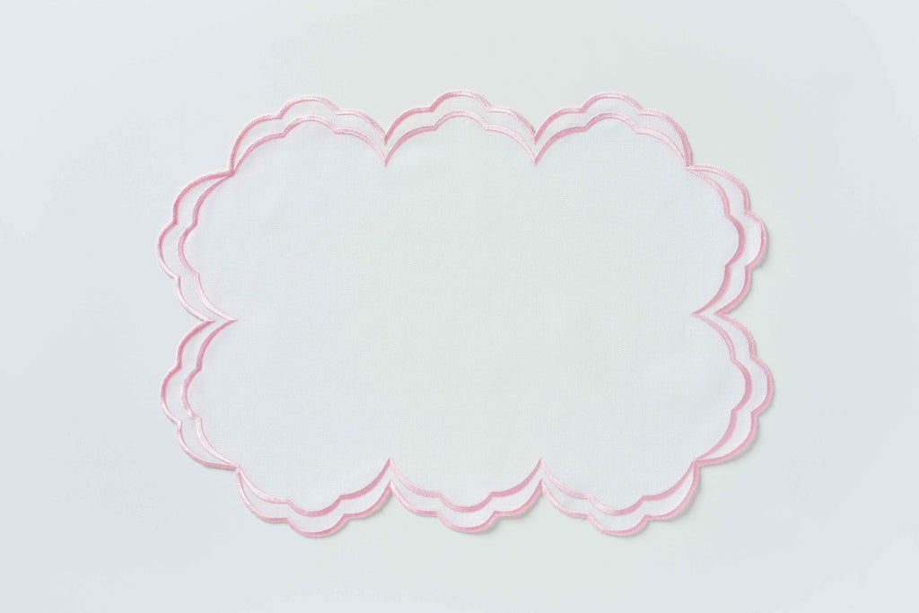 Pink Round Placemat