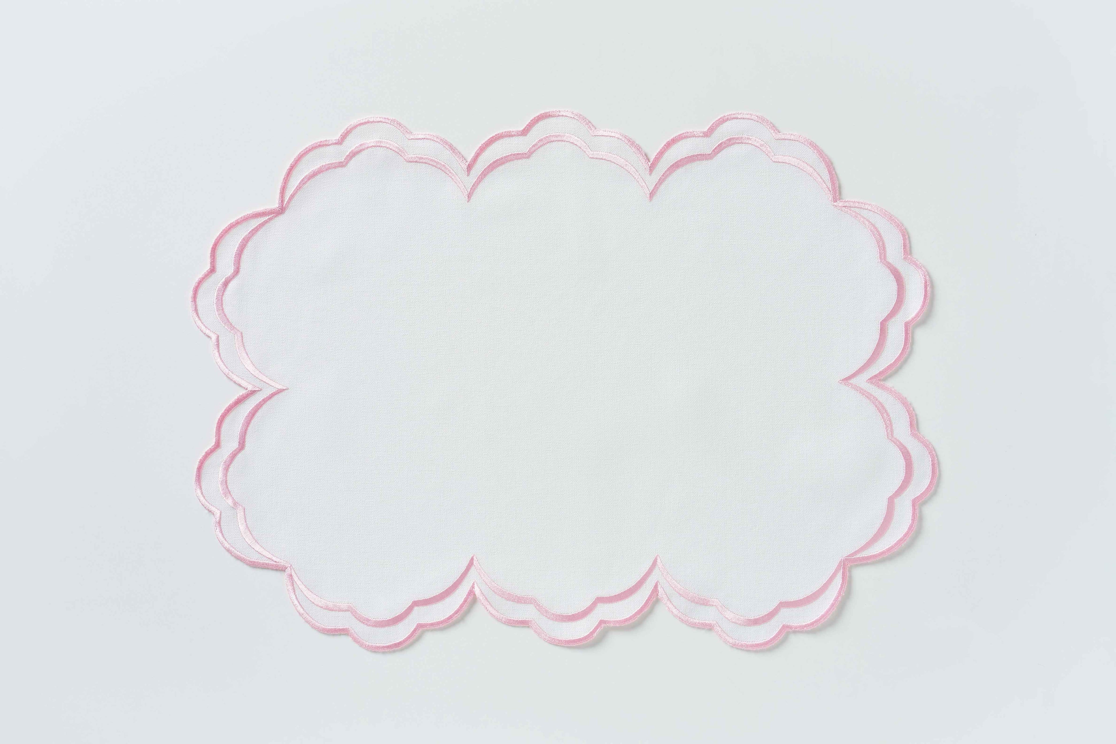 Pink Round Placemat