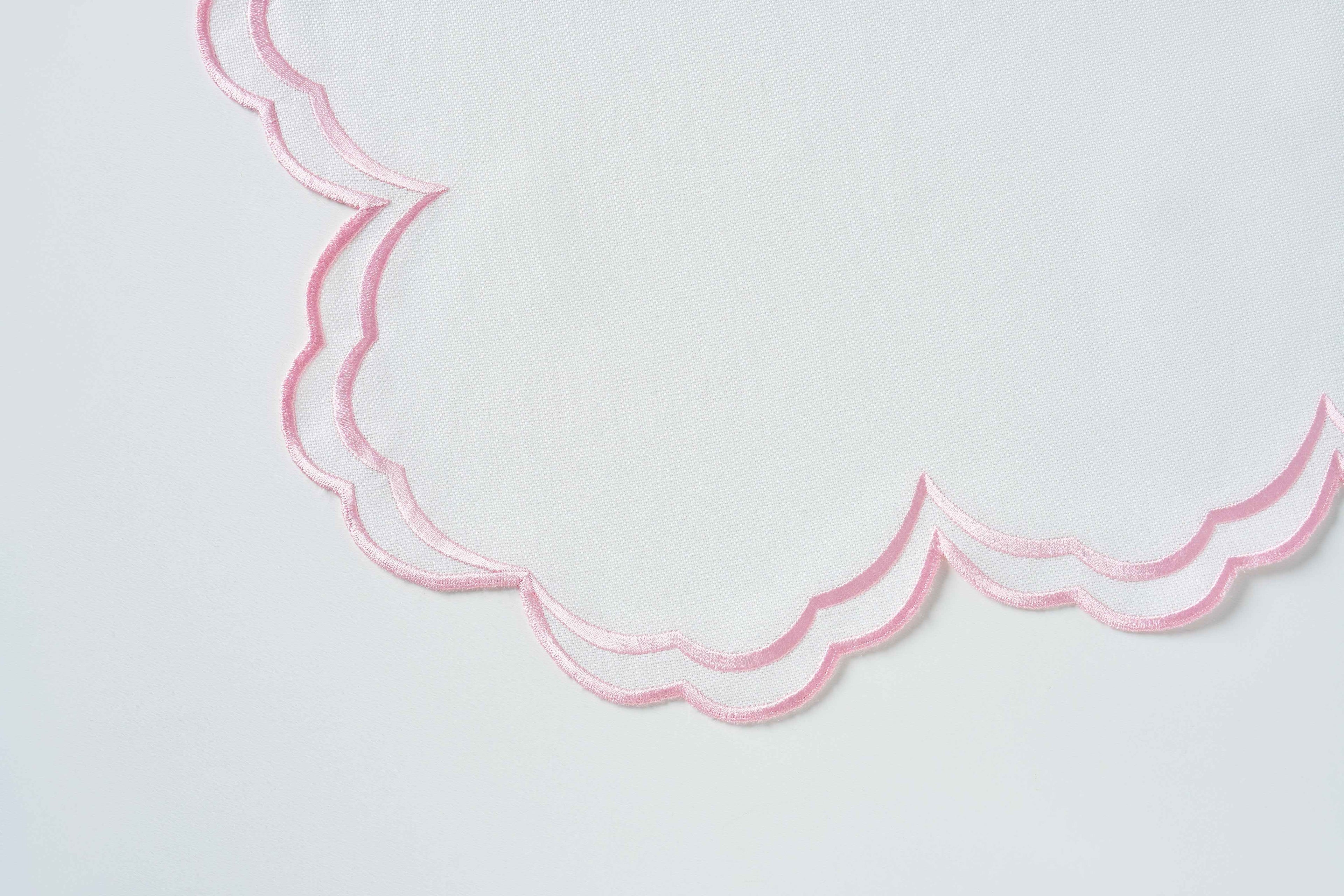 Pink Round Placemat
