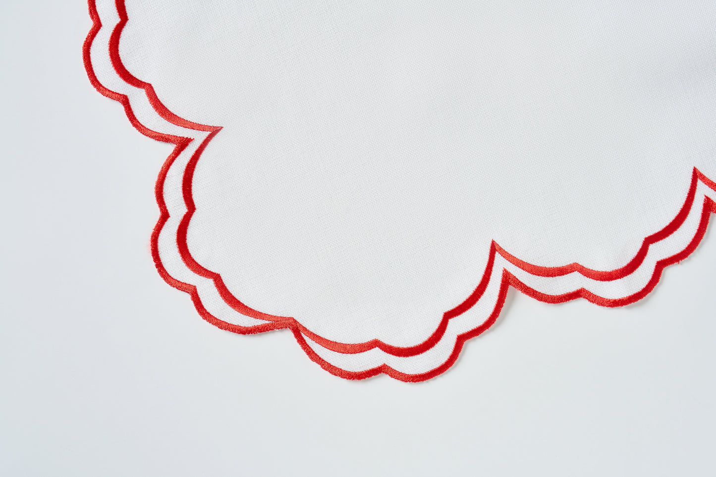 Red Round Placemat