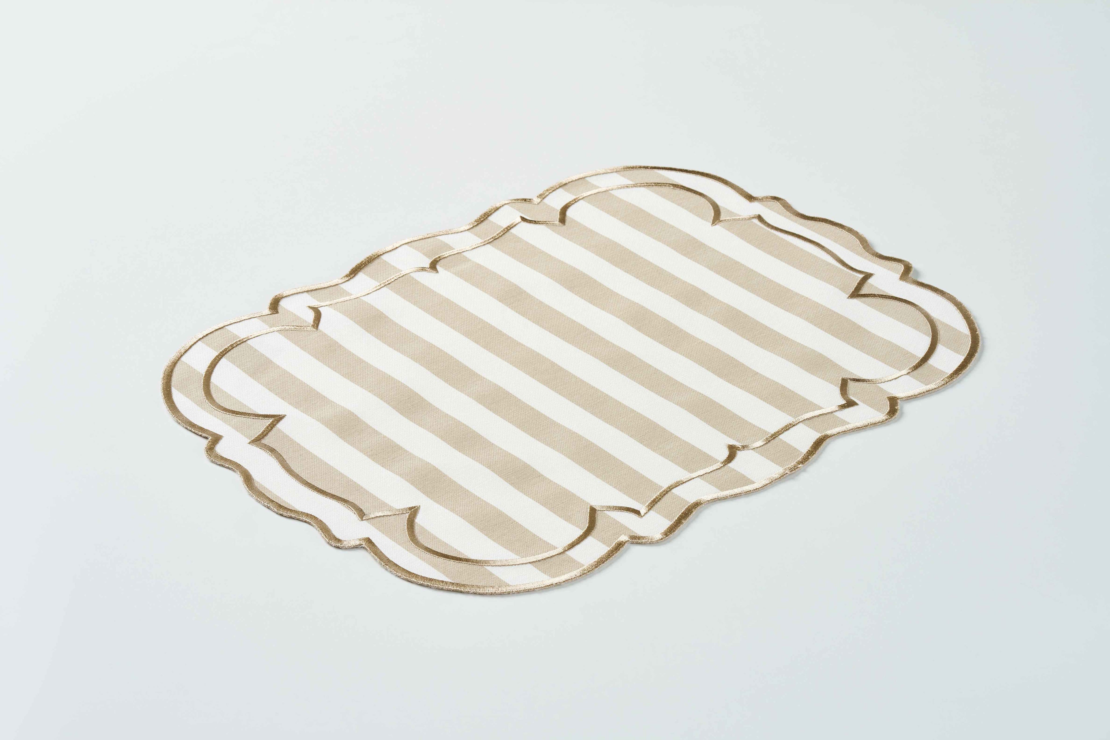 Beige Line Placemat