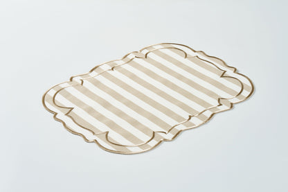 Beige Line Placemat