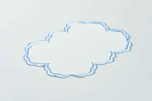 Blue Round Placemat