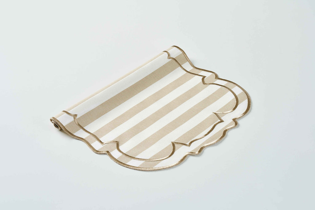 Beige Line Placemat