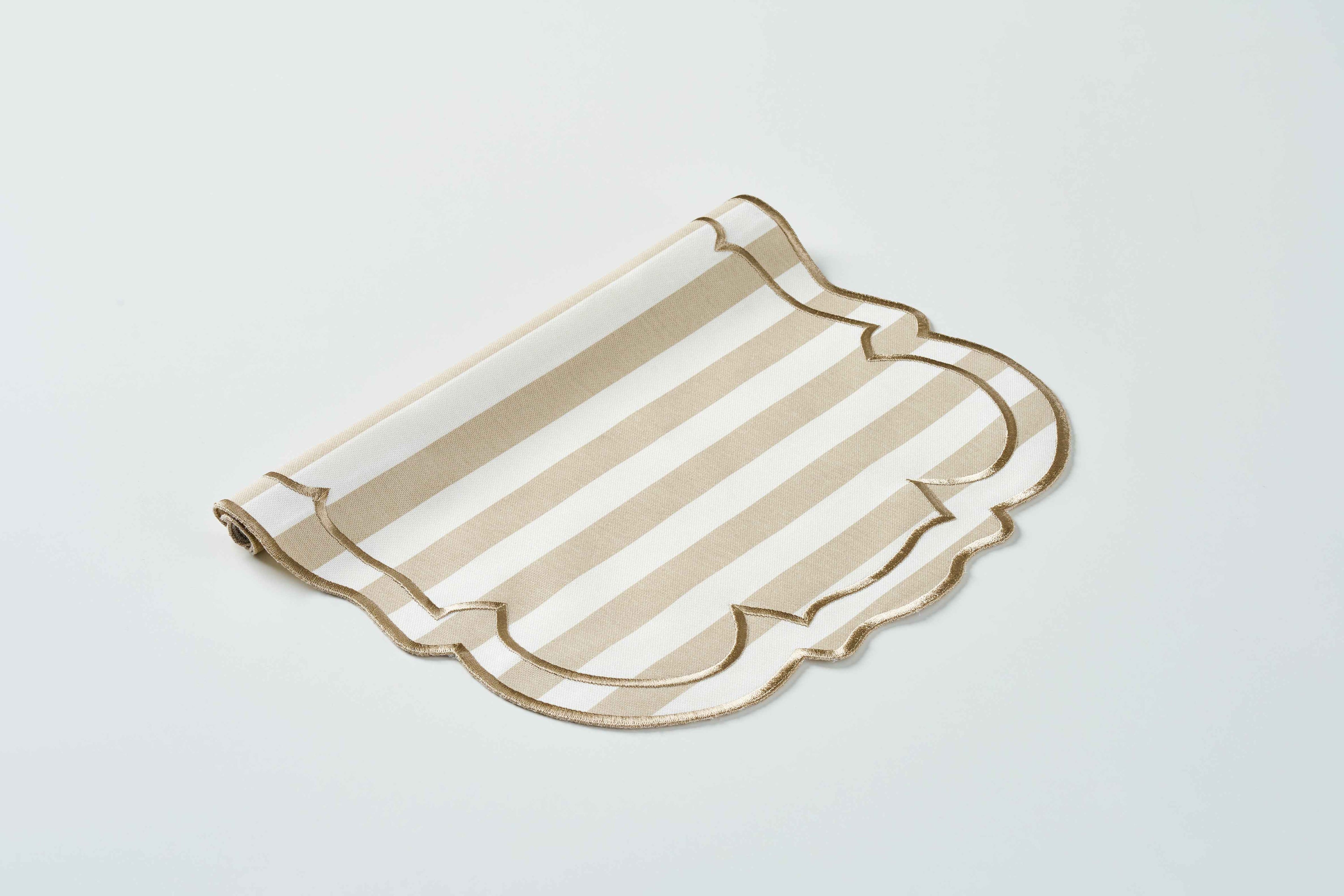 Beige Line Placemat
