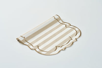 Beige Line Placemat