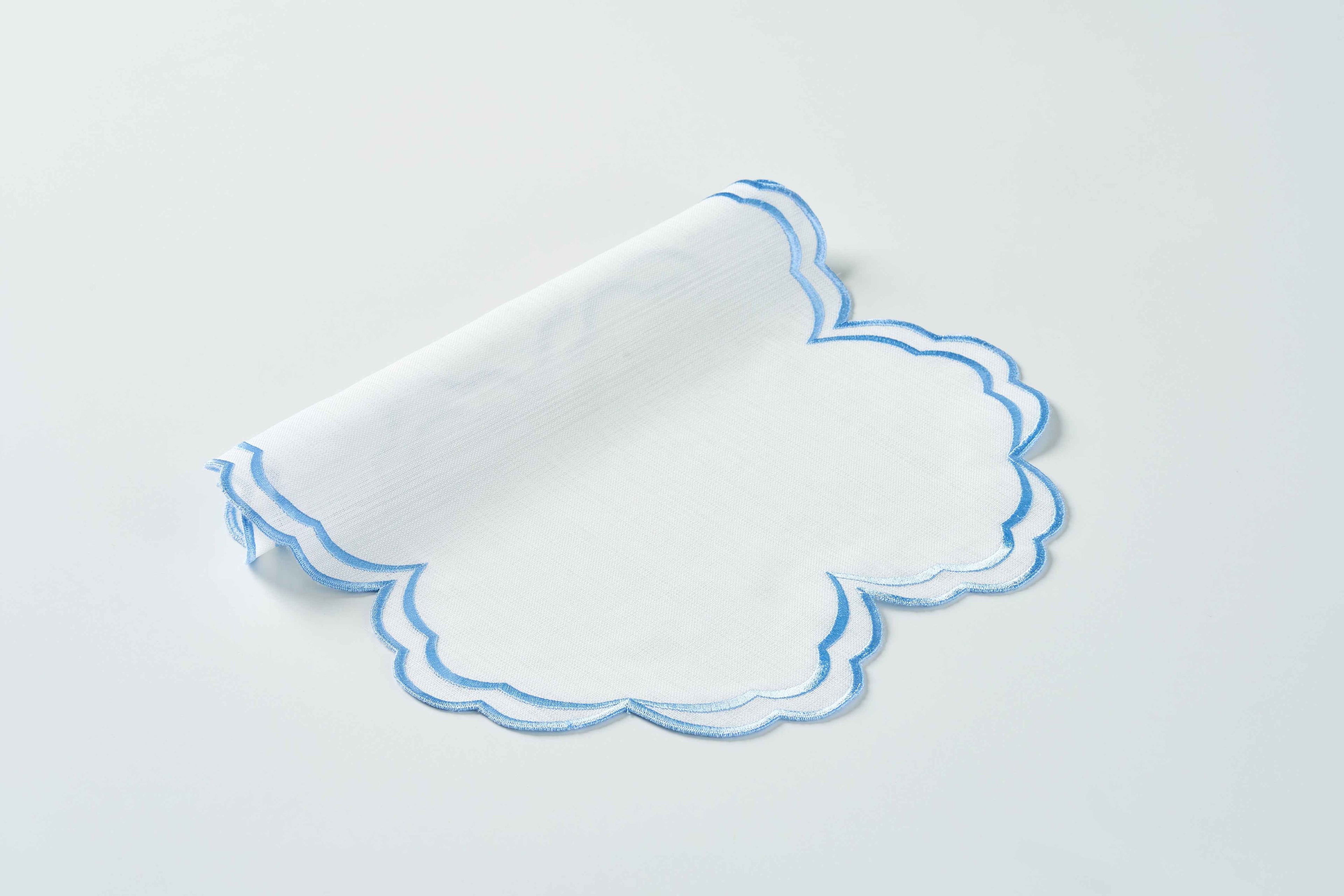 Blue Round Placemat