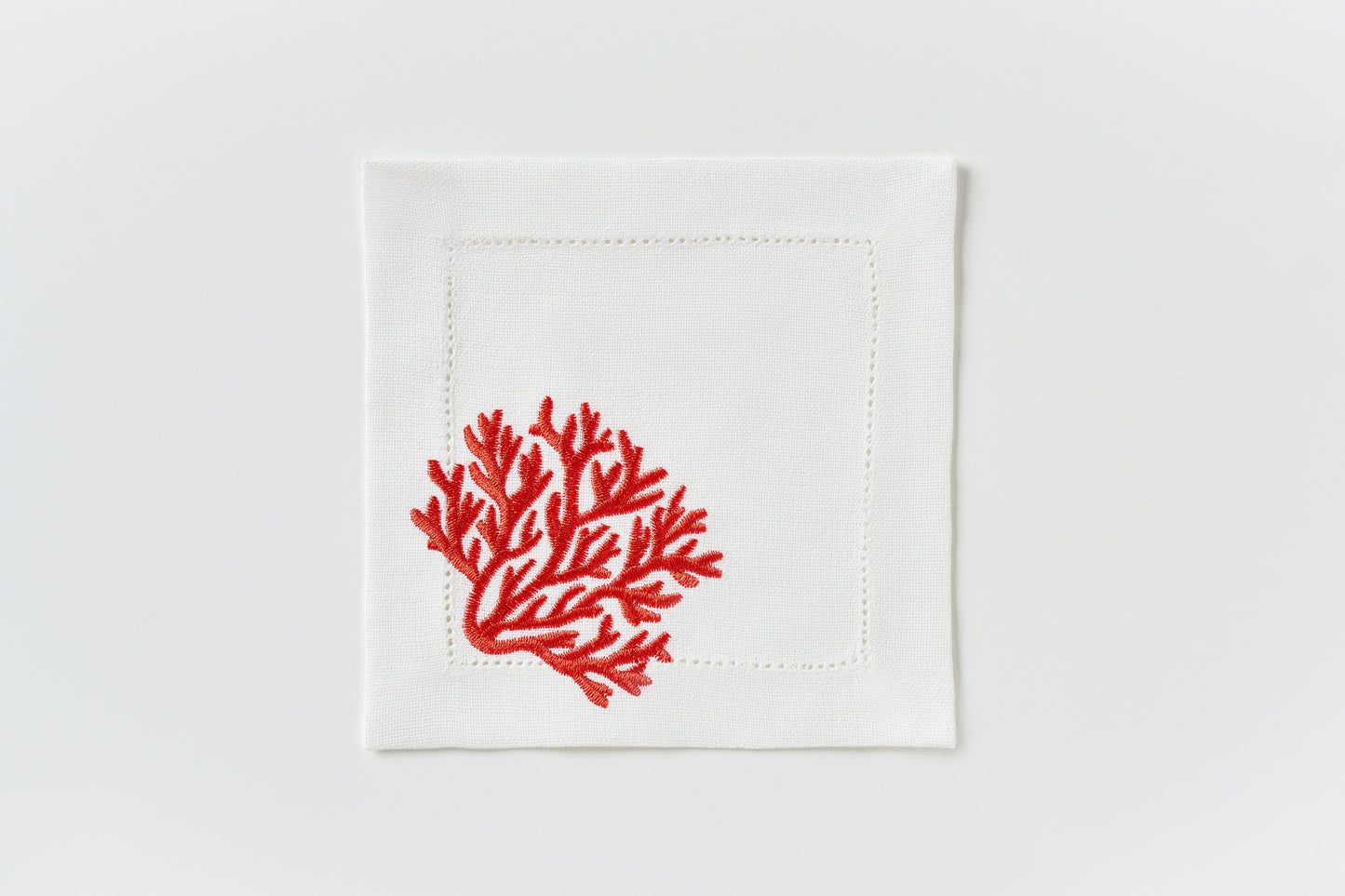 Coral Coctail Napkin