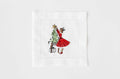 Pine Tree Cocktail Napkin