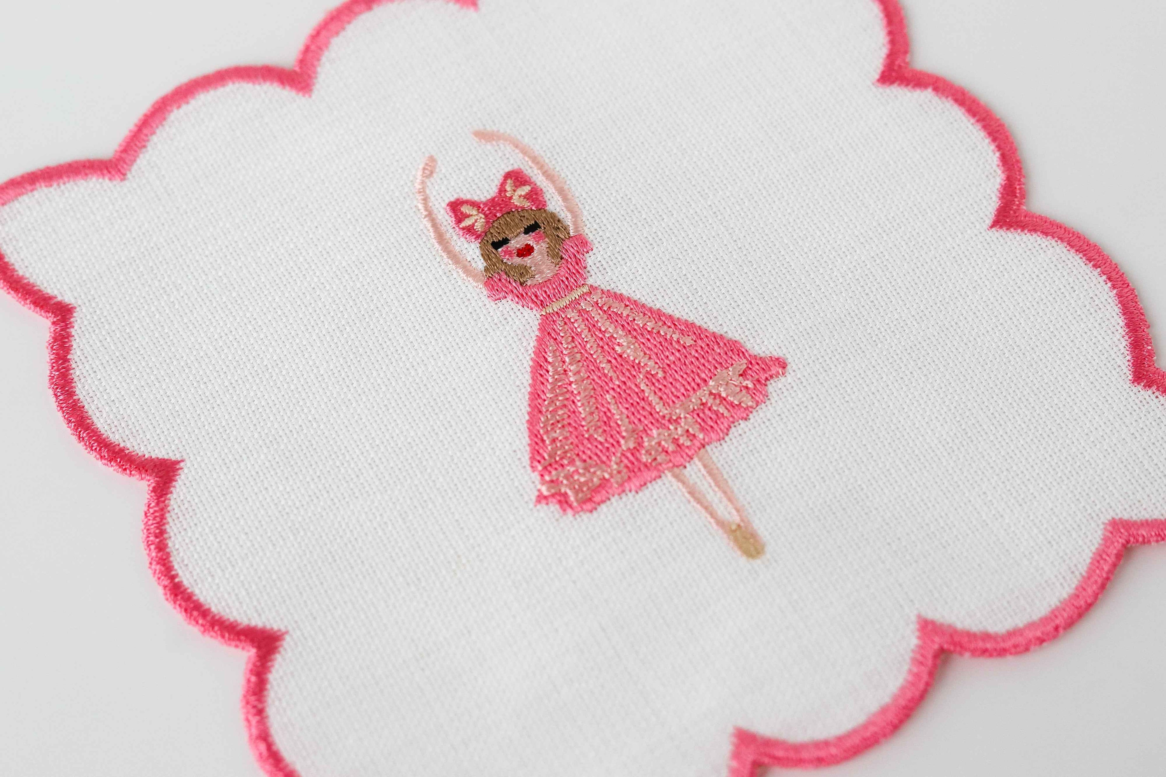 Ballerina Cocktail Napkin