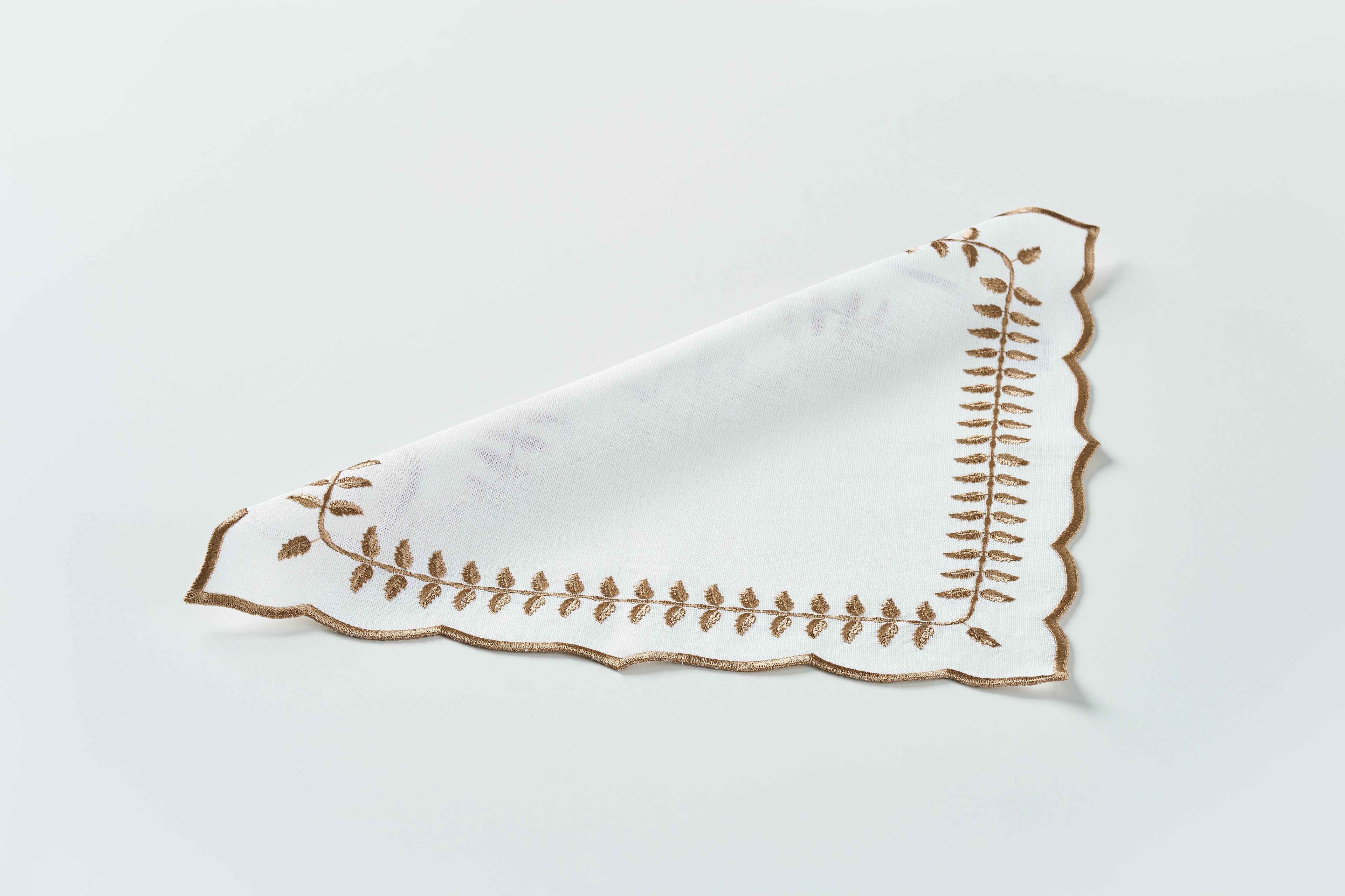 Leaf Brown Square Napkin